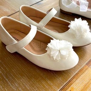 Dress white patent size 2 shoes